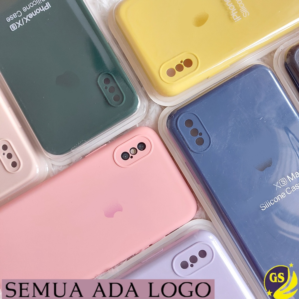 iPhone X XS / XR / XS MAX Premium Case Silicone Full Cover Back Soft Case Silikon Casing Anti Noda