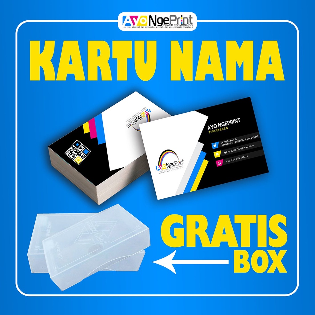 

Cetak Kartu nama murah Full Color 1 sisi dan 2 sisi