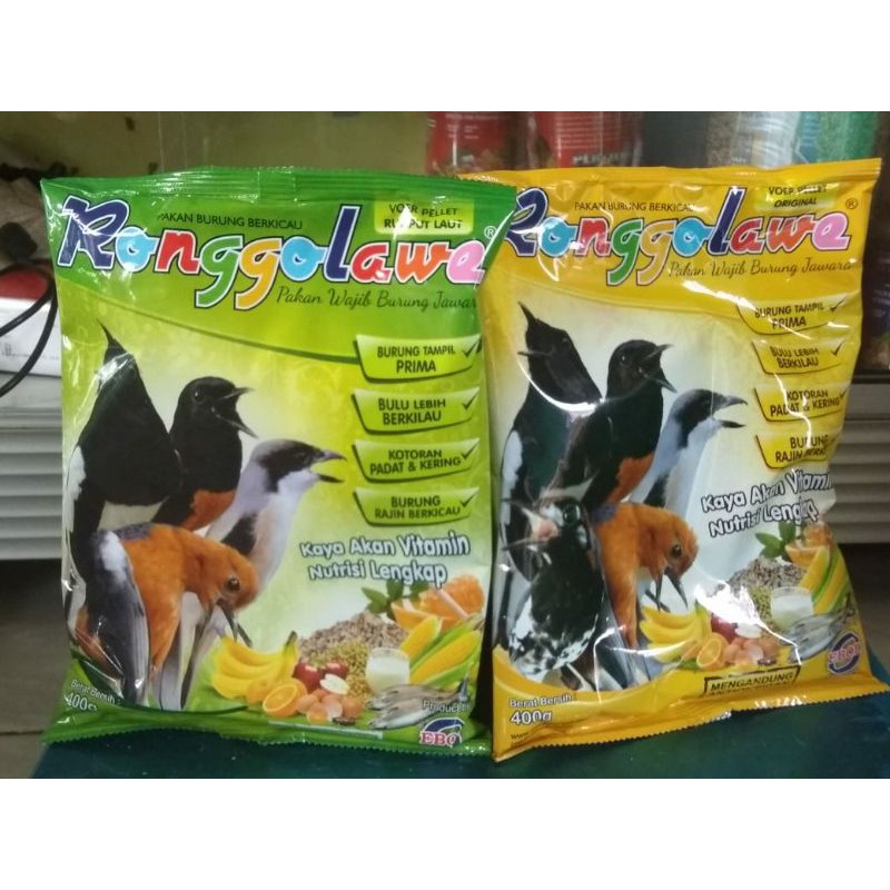 Ronggolawe Rumput Laut & Ronggolawe Original / Pakan Burung Berkualitas