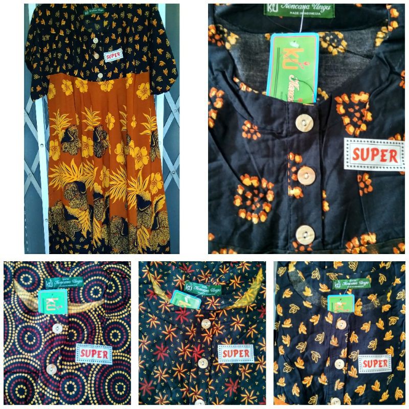 Daster Kencana Ungu Klok Bobok(Model Payung)