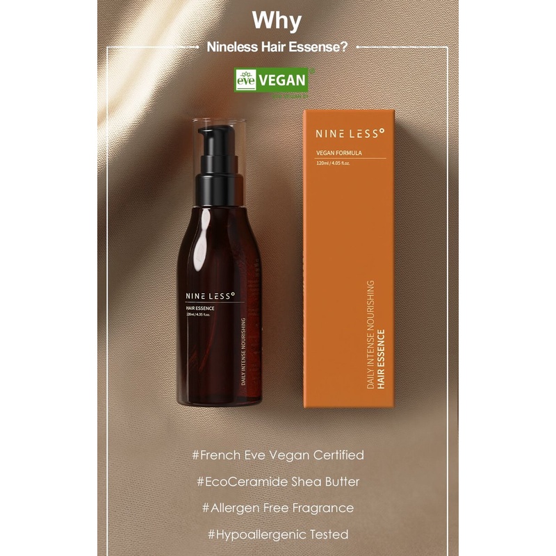 Nine Less Vegan Formula Hair Essence 120ml