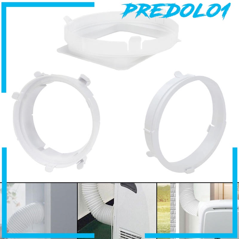 (Predolo1) Adaptor Konektor Selang Pembuangan Ac Portable