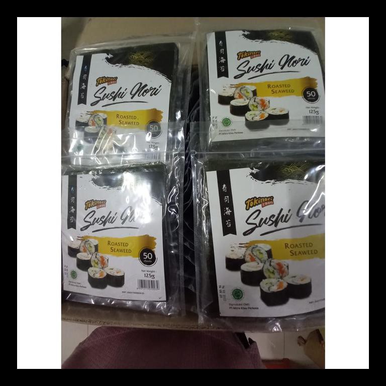 

BEST SELLER! TOKINORI 50 SHEET YAKI SUSHI NORI RUMPUT LAUT ROASTED - HALAL TERMURAH