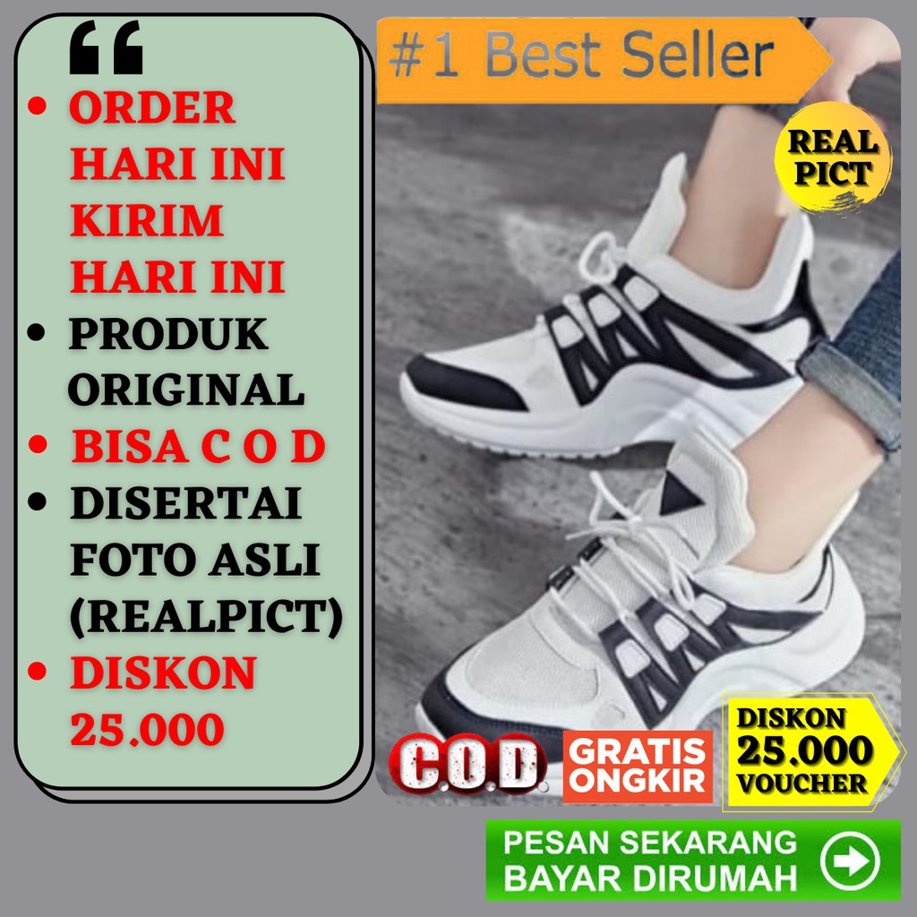 Sepatu Cats Wanita Putih Spatu Kets Cat Sneakers Snekers Pria Cewek Cowok Murah Terbaru Original Hit