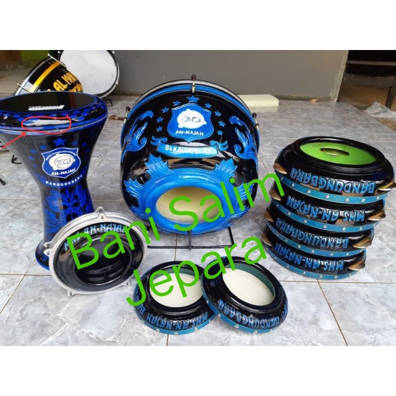 Hadroh Ukir Full set Asli Jepara Bergaransi