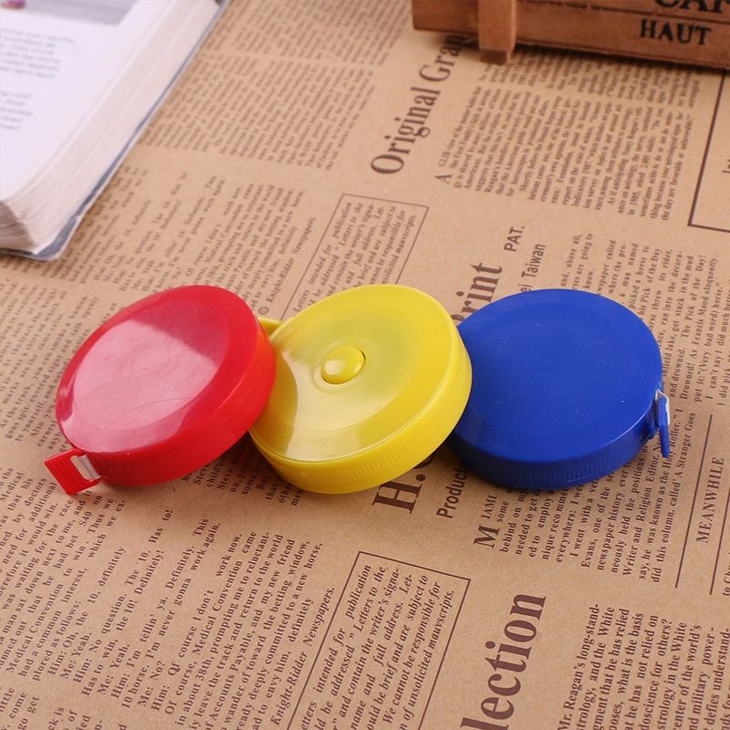 Meteran Mini Gulung 150cm Alat Ukur Badan Mini Pengukur Lingkar Pinggang Perut