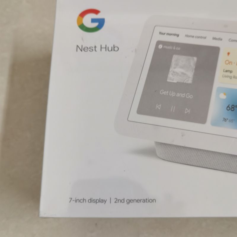 Google Nest Hub Smart Speaker 2nd Gen Generasi 2 New Segel BNIB