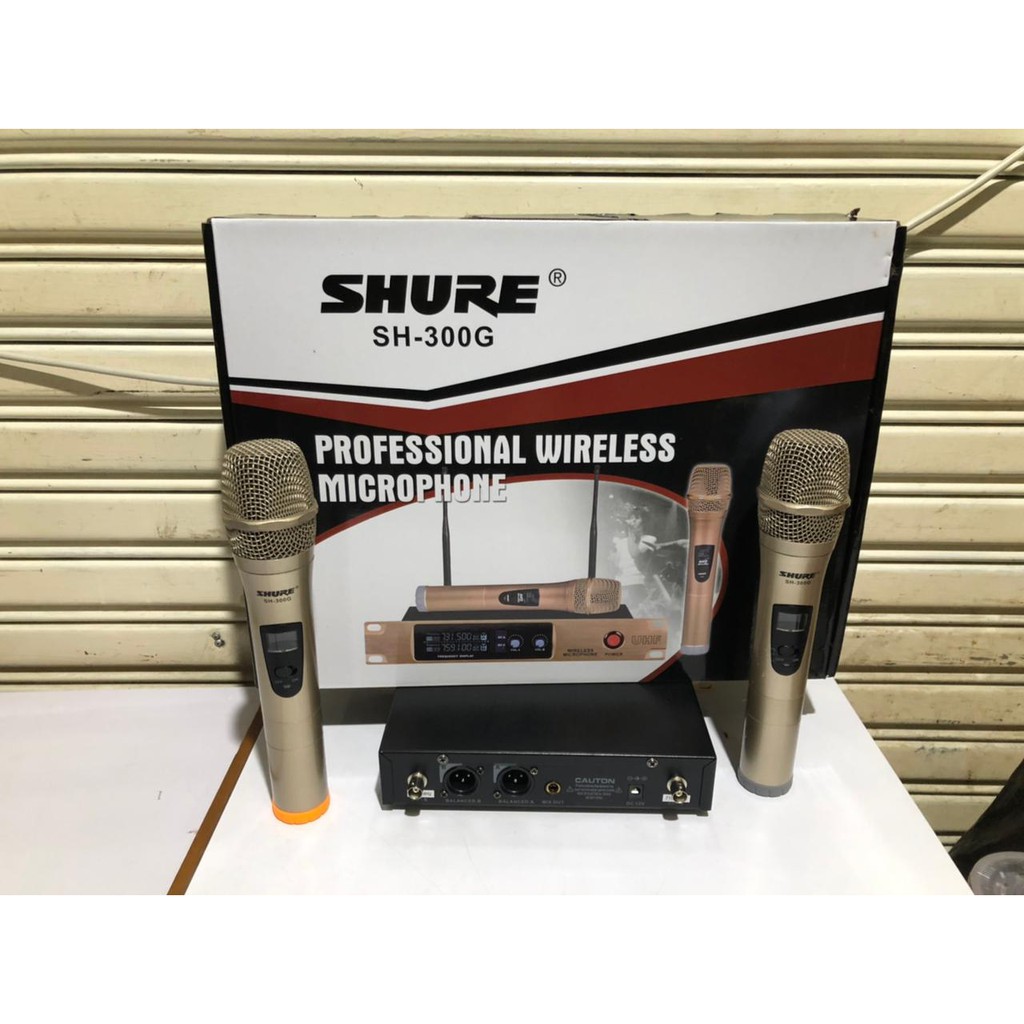 Mic Wireles Shure SH-300G handle SH 300G