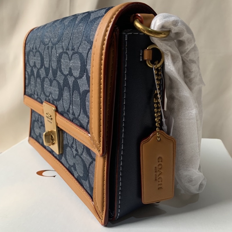 Coach Hutton Chambray Midnight Navy Multi (C3696)