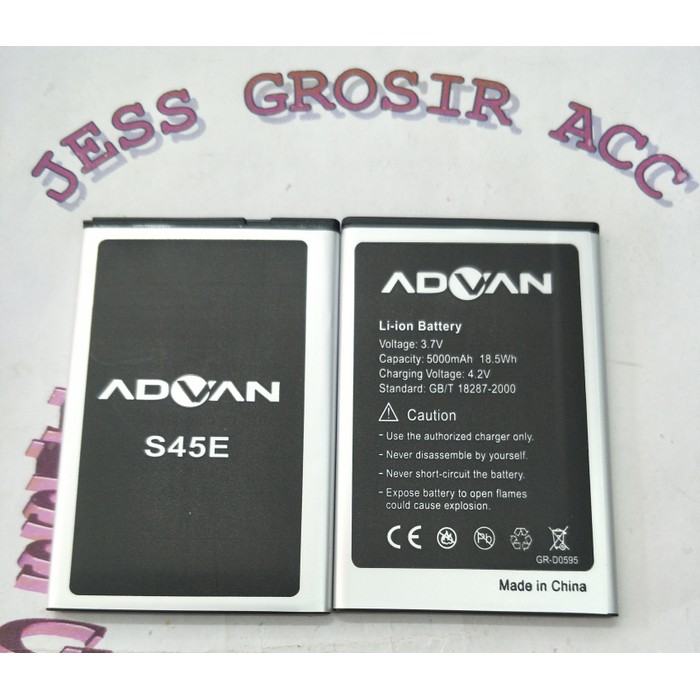 Baterai Battery ADVAN Vandroid S45E , S 45E S-45E Double Power 5000Mah - Hitam