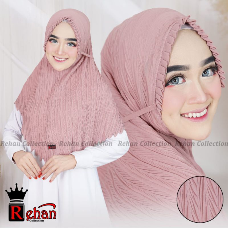BERGO KCB PLISKET PADI / HIJAB INSTAN PLISKET