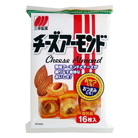 

[BEST SELLER] Sanko Seika Cheese Almond Senbei - Krakers Beras 45.9 gr