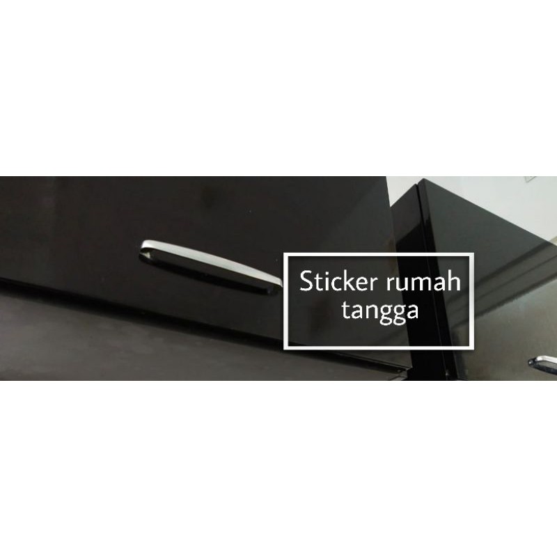 FLASH SALE stiker lemari kitchenset meja hitam doff Dan glossy import