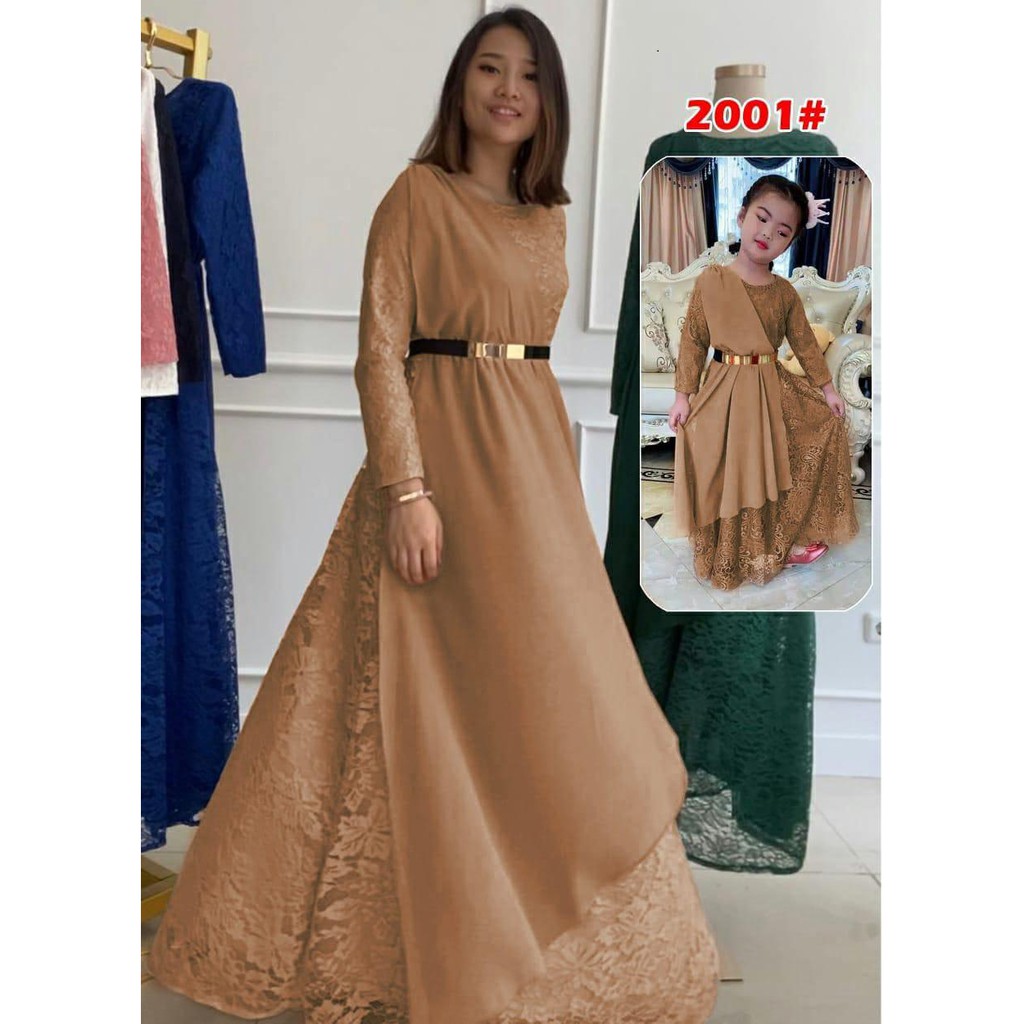 COUPLE fashion 8175# muslim brukat perempuan +FREE BELT BESI