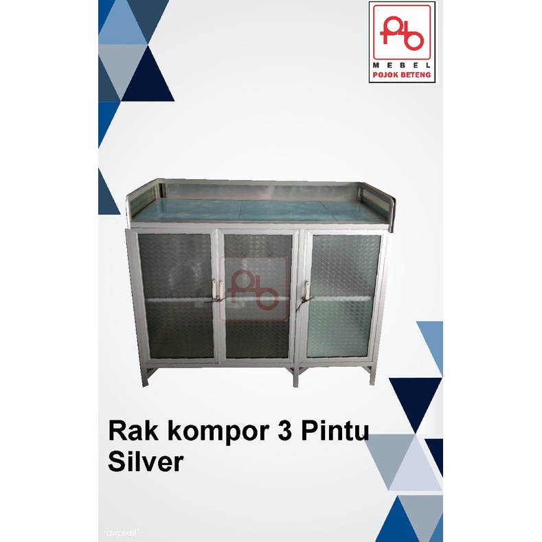 Rak Kompor 3 Pintu