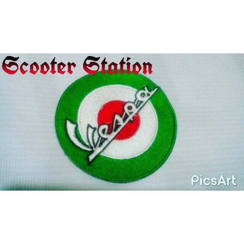 patch bordir italy vespa