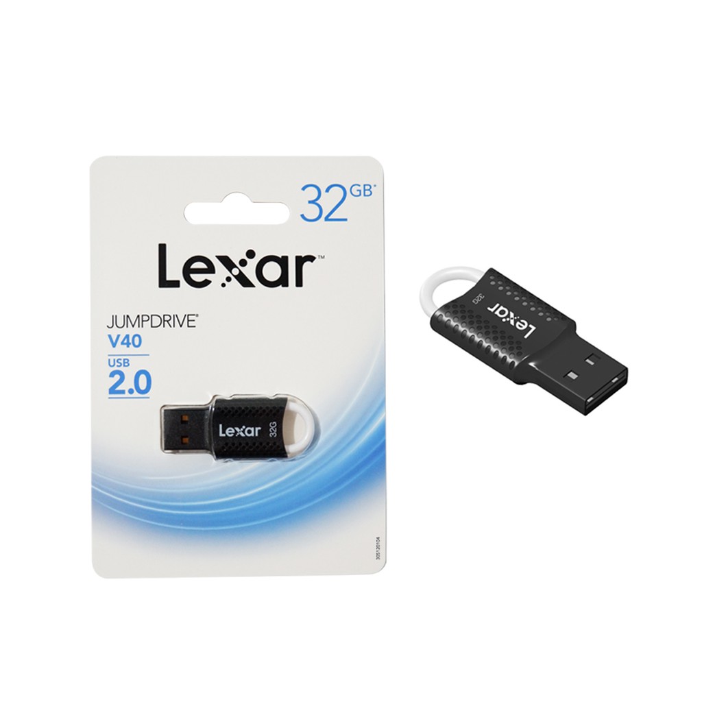 ORIGINAL LEXAR FLASHDISK 32GB JumpDrive V40 USB Flash Drive