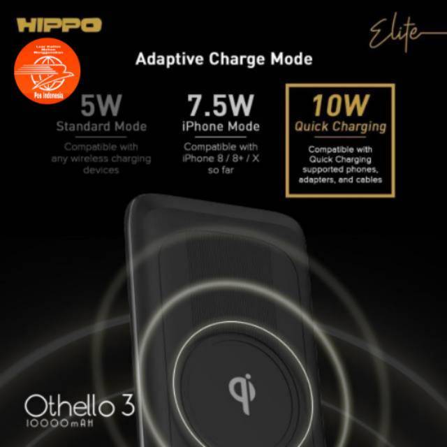 Hippo Powerbank  Elite Othello3 10000mAh