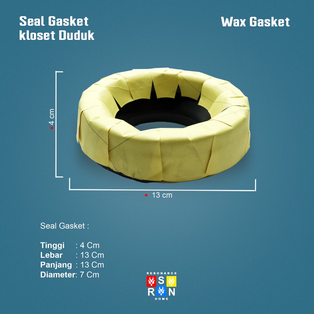 Seal Gasket Kloset Duduk / Dodol Kloset Wax Bowl Resonance Home