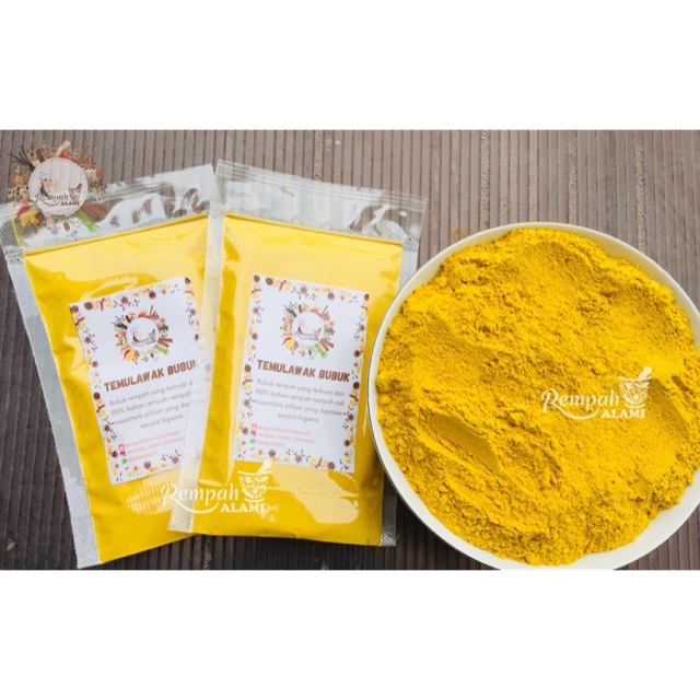 

TEMULAWAK BUBUK MURNI 100gram (ALAMI 100%) TEMULAWAK BUBUK ASLI BUMBU REMPAH
