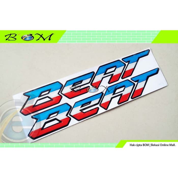 Emblem Logo Lambang Tulisan Honda Beat Thailand Thai Thailook Timbul
