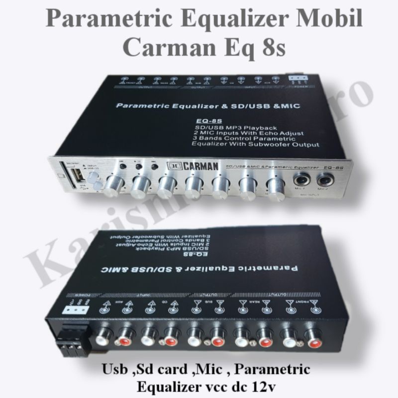 PARAMETRIC EQUALIZER MOBILCARMAN  EQ 8S