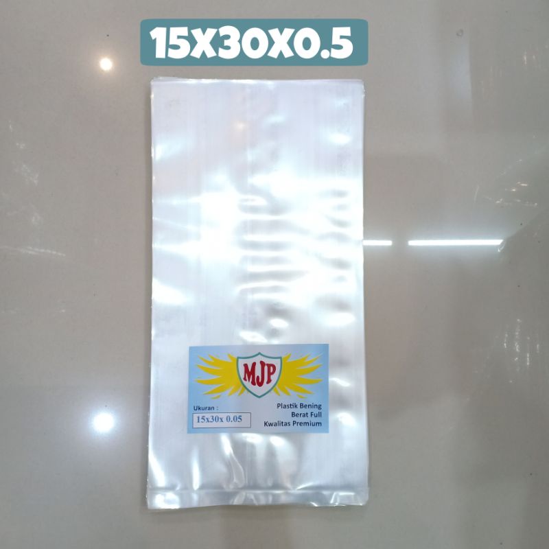 Plastik PP Bening MJP Tebal 0.05 Uk 15x30 15x40