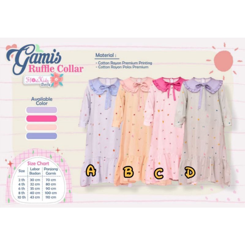 GAMIS RUFFLE FLOWKIDS