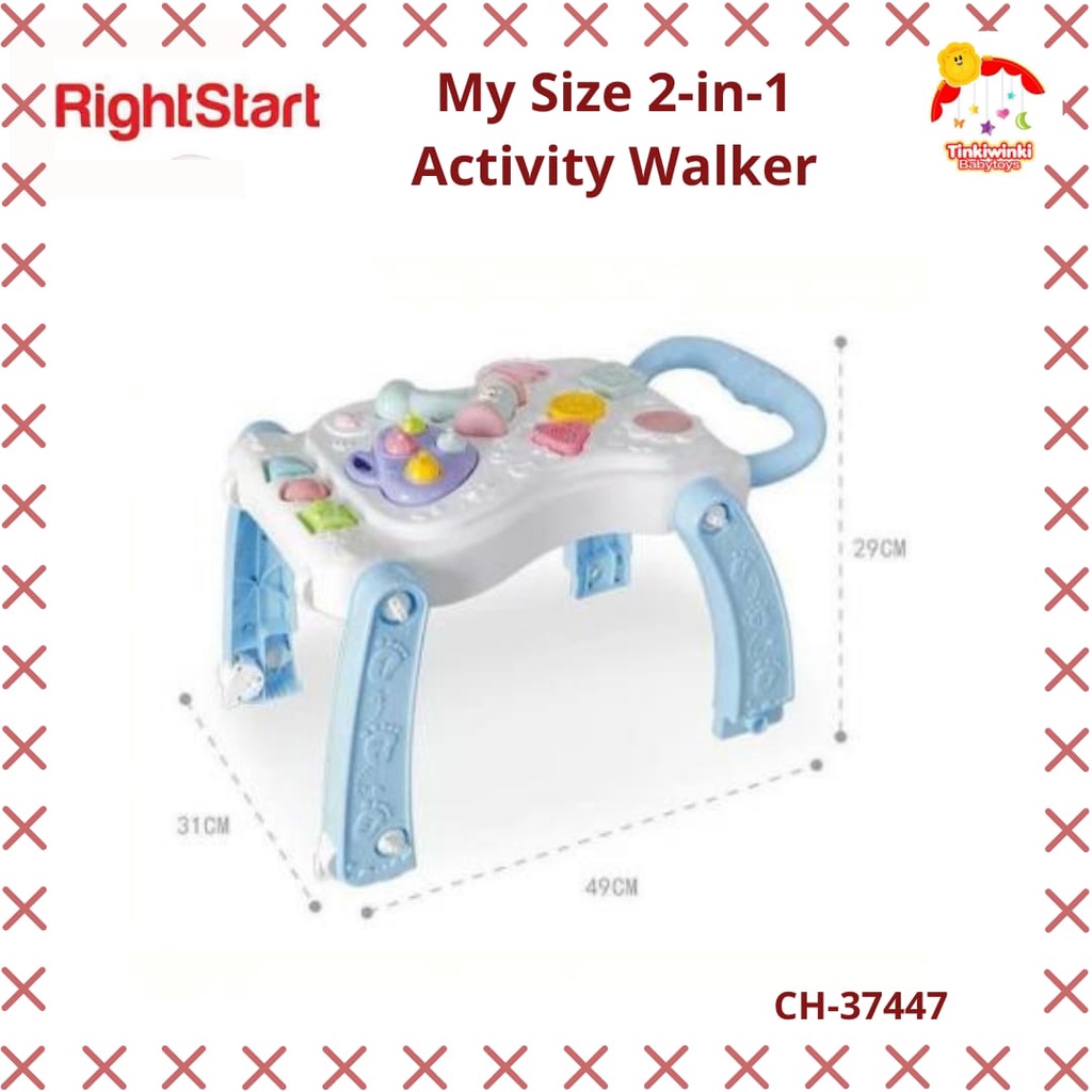 Right Start 37447 My Size 2 in 1 Activity Walker