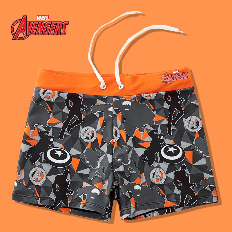 Marvel Swim Trunks Male Boxer Shorts Quick Drying Men S Swimwear Suit Loose Larg Shopee Indonesia