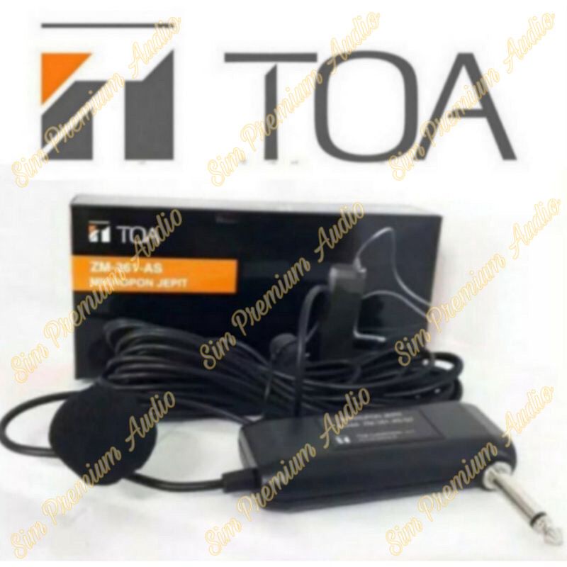 MIC JEPIT/MIC KANCING/ MIC IMAM TOA ZM361 AS ORIGINAL GARANSI RESMI TOA