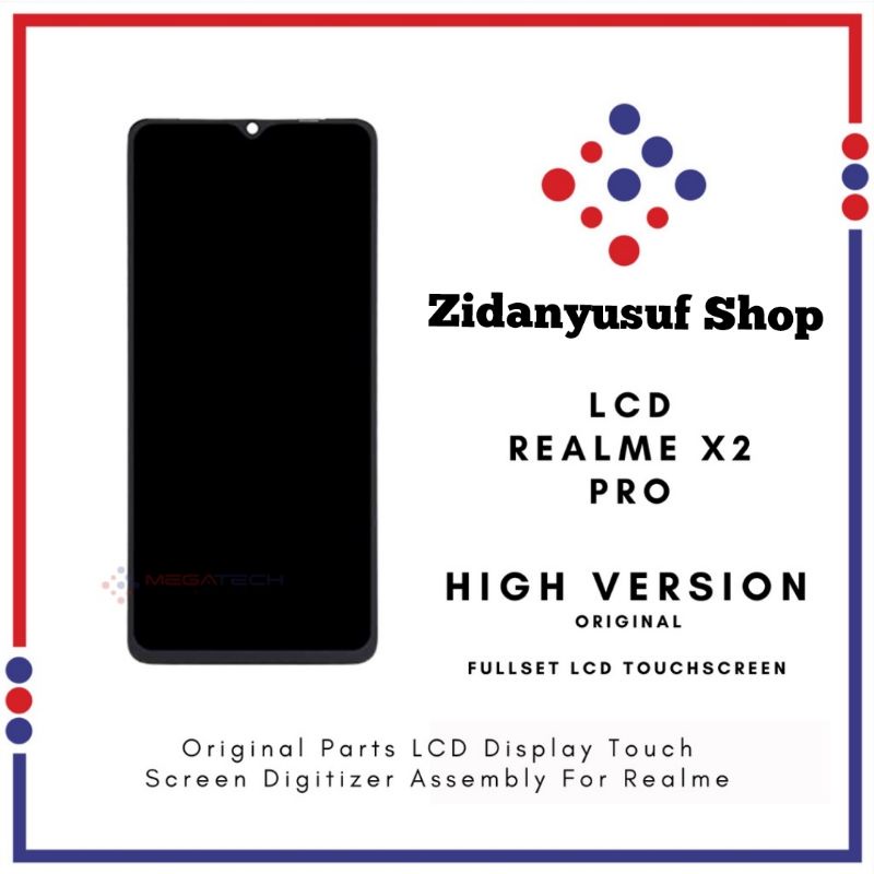 LCD TOUCHSCREEN REALME X2 PRO FULLSET ORIGINAL