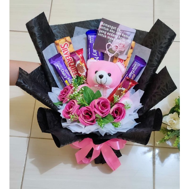 

Buket coklat & boneka