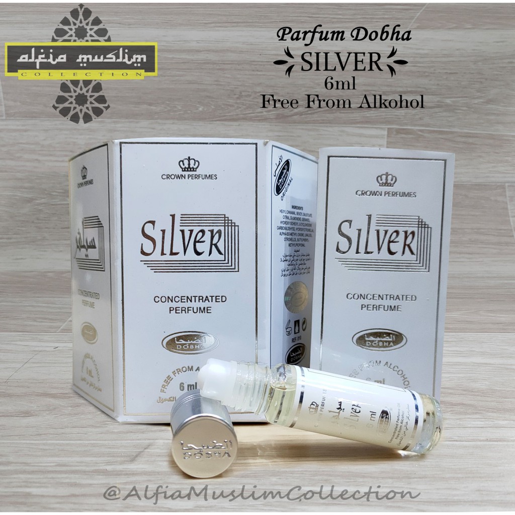 Parfum Dobha Silver 6 Ml 1 Bok Isi 6 Pcs