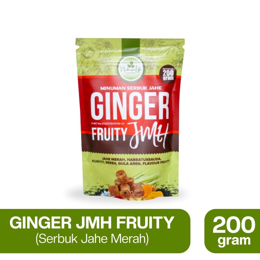 

Fruity Ginger | Jahe Merah | Minuman Jahe Buah | Minuman Buah | Serbuk Jahe Buah by Nabawilife