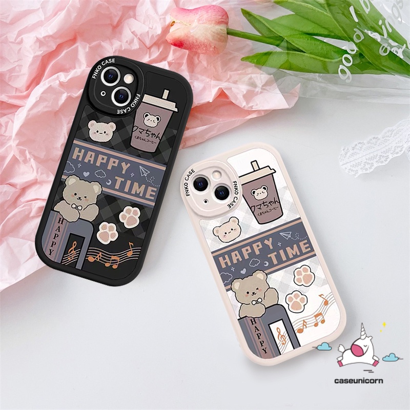 Casing Kartun Xiaomi Redmi 9T 12C A1 9 9A 10k40s 10C 9C NFC POCO F4 X3 Pro M3 X3 NFC Redmi Note10 8 9 9s 10s 11 11s Pro 10pro Max Lucu Kreatif Air Mata Susu Lovely Bear Lembut Sarung