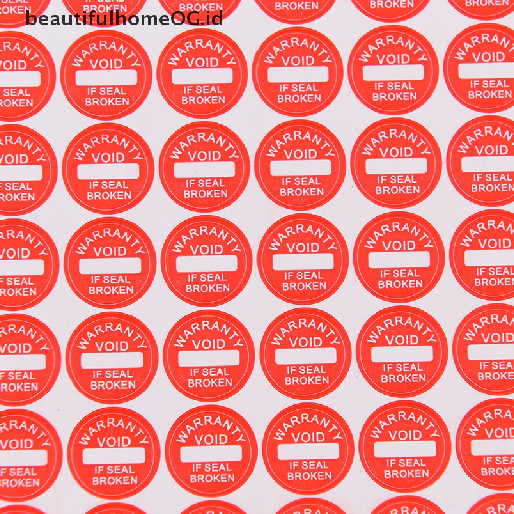 208pcs Stiker label universal Ukuran 10mm