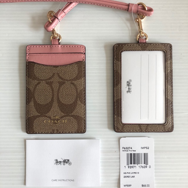 

Coach Lanyard Pink Petal