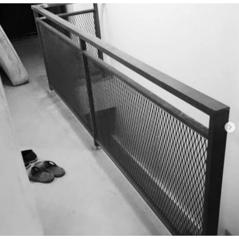 pagar besi exfandet pagar  rumah minimalis