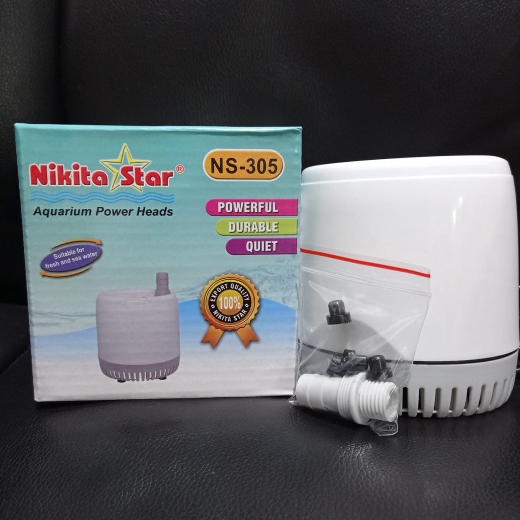 NIKITA STAR NS 305 POMPA CELUP AQUARIUM / POWER HEADS / WATERPUMP AQUARIUM