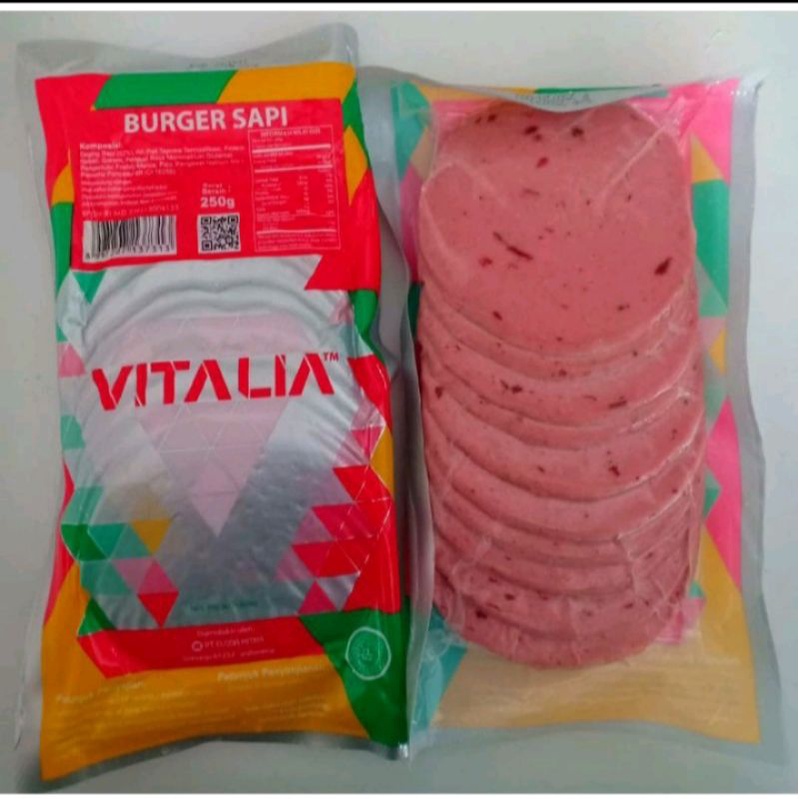 

Vitalia Beef Burger isi 10 uk 250 gr