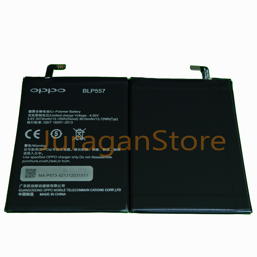 BATERAI BATRE BATTERY OPPO N1 BLP557 BLP-557 ORIGINAL