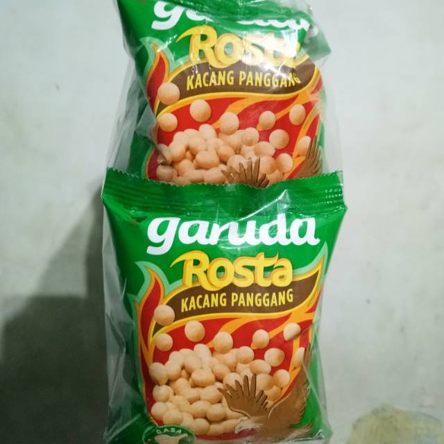 

Garuda rosta kacang panggang rasa bawang 1 renceng isi 10 bungkus