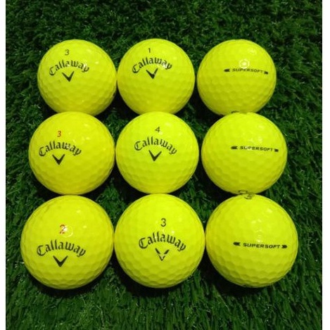 Bola golf second bekas callaway kuning