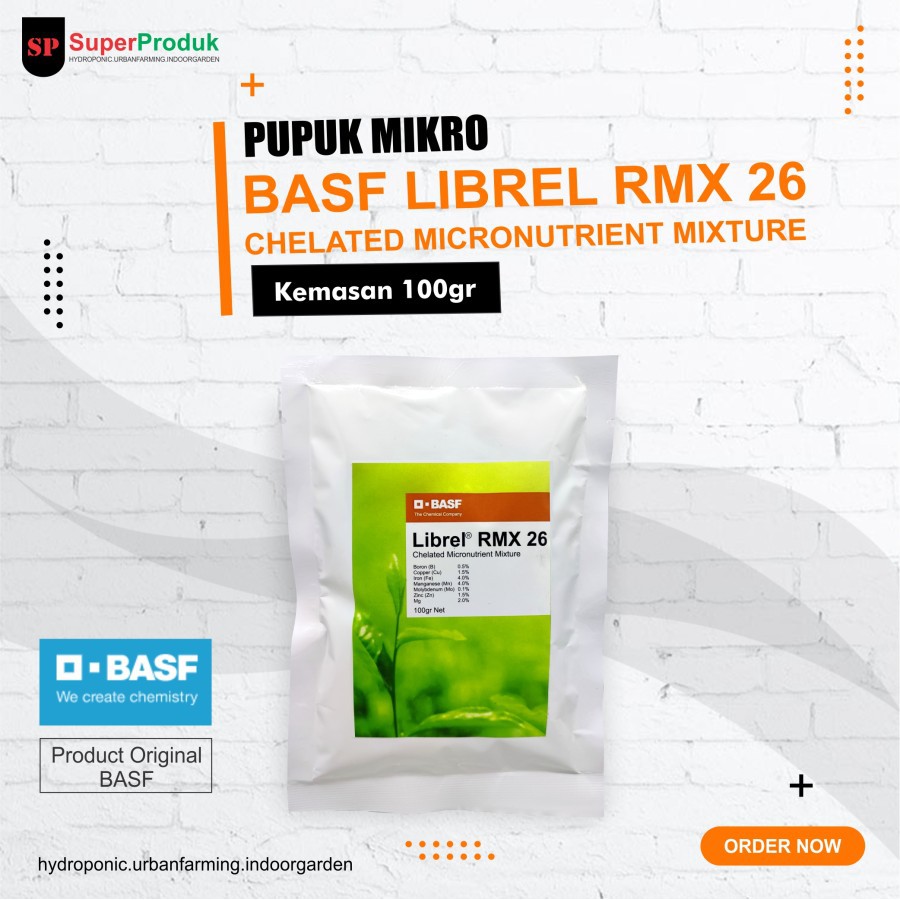 Pupuk Librel RMX 26 (Micronutrient Mix) @100gr Basf
