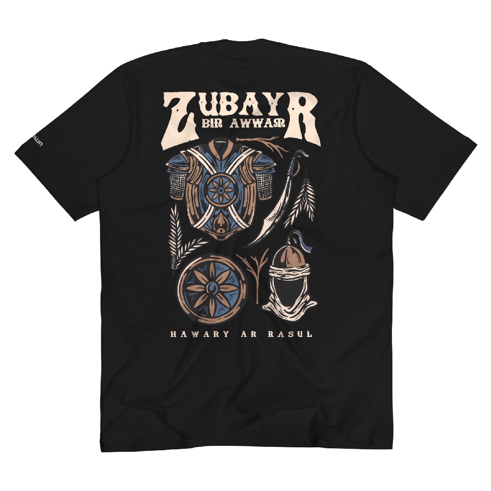 alknown Zubayr Bin Awwam (New) - T-shirt / Kaos Dakwah-0