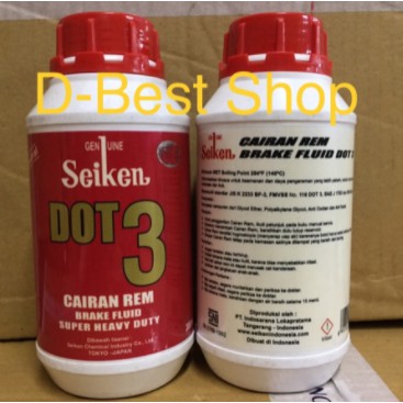 Minyak rem / brake fluid SEIKEN DOT 3 | DOT3 MERAH - 300 ML