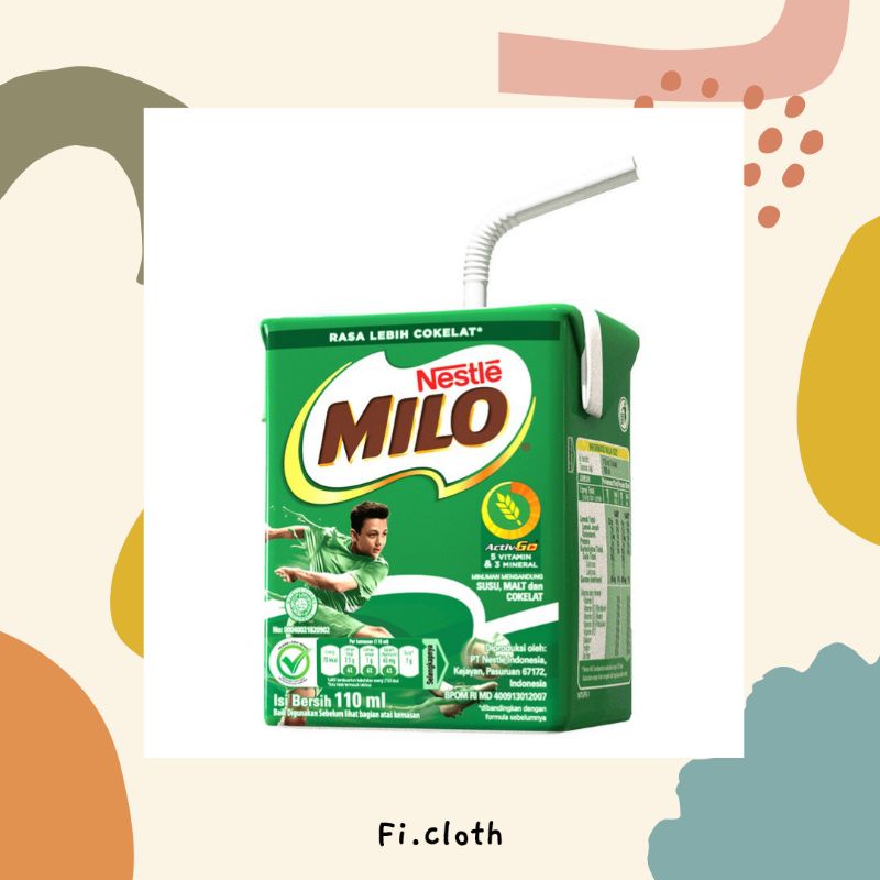 

[ECER] Susu Milo 110ml Kotak