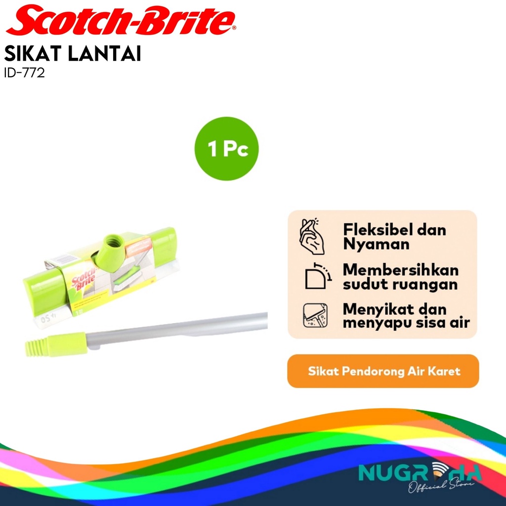 

3M Scotch Brite Sikat Lantai Pendorong Air ID-772