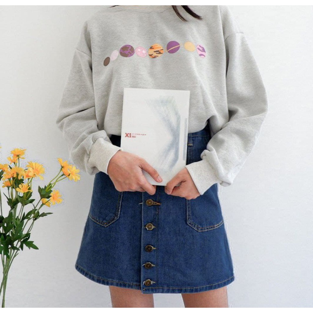 JNY.Co Sweater Wanita SPACE
